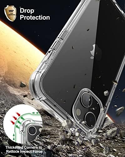 Suritch kompatibilan sa iPhone 13 Clear Case,[Zaštita ekrana za privatnost] Anti Spy Film zaštita cijelog tijela otporan na udarce