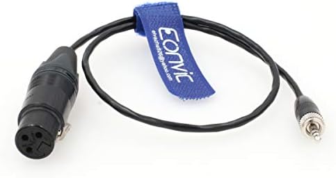 Eonvic zaključavanje 3,5 mm do XLR 3-pinski Ženski mikrofon Audio kabel za Sony UWP D11 UTX-B03 predajnik 50cm