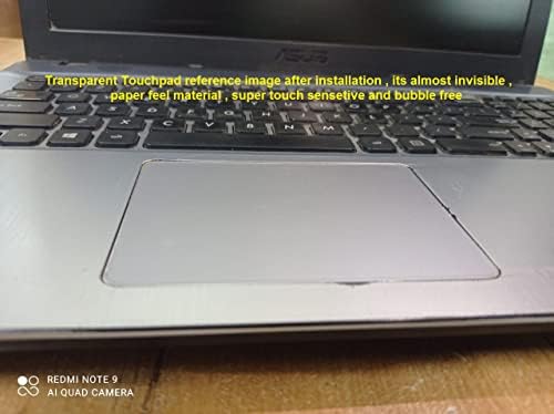 Ecomaholics laptop Touch Pad za zaštitni poklopac za laptop 14 inčni Full HD 1080p ekran, prozirna tablica za gusjenicu Zaštita za
