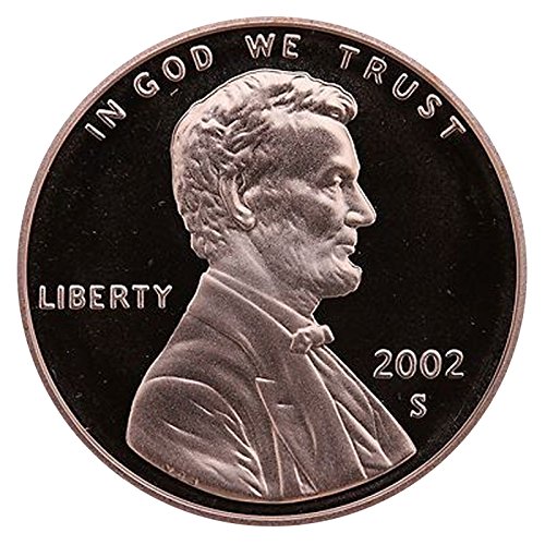 2002 s dragulj dokaz Lincoln Memorial Cent Penny Proof američki mint