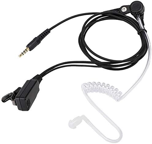 Hilitand žičane slušalice,slušalica PTT prenosne slušalice Mic rotirajući utikač za uši Monauralna prekinuta buka za osoblje obezbeđenja