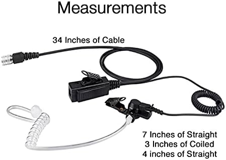 Mic & slušalice Radio Kit - brzo prekid veze kompatibilan sa Harris & M/A-com Adapter - P7100, P7130, P7150,P7170, P5100, P5130, P5150 & više