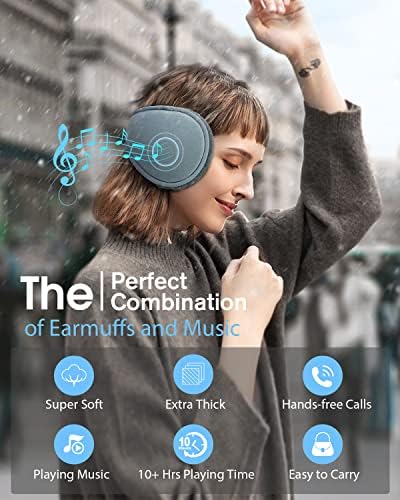 Musiczy slušalice za spavanje Bežični Bluetooth 5.2 Sportska traka za glavu, Bluetooth uši za zimske spavaće pragove vježbanje Insomnia