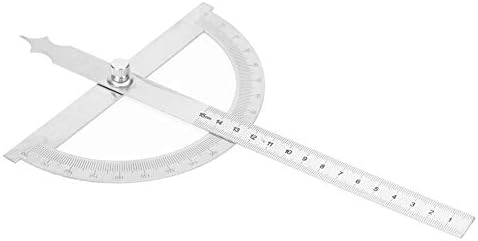 0-180 stupnjeva ugaone alate za nosač od nehrđajućeg čelika rotacionalni nosač 0-15cm Kut Finder Ruler