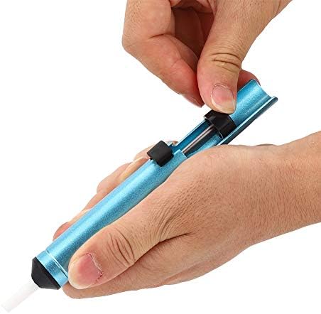 Walfront SY047 sisa za lemljenje plava ručna limena usisna olovka vakuum pumpa za uklanjanje lemilice za uklanjanje ručno sredstvo