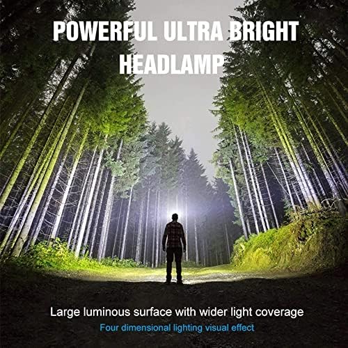 Britebeam HeadLamp - Odelfip Light Pro HeadLamp, 230 ° široka svjetlo sa senzorom za pokretanje, LED lampe za glavu za glavu, lagana