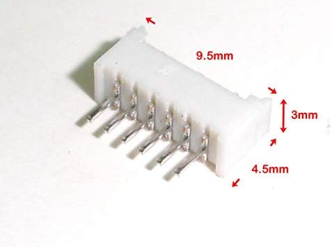 30 setova 1,25 mm Mini 6-pinski ženski priključak 15cm žičani vodič za glavu PCB ploče