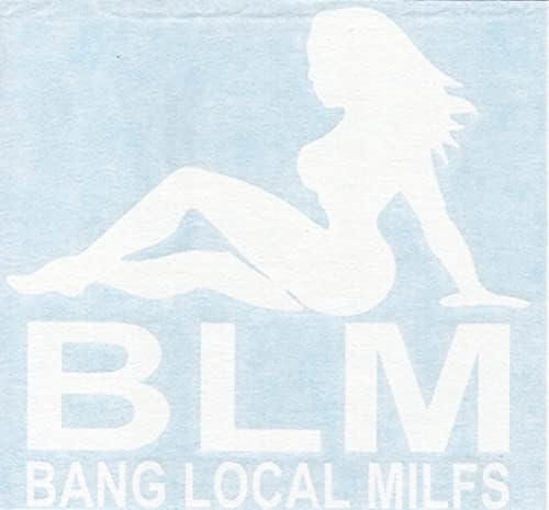 Bang lokalni MILFs - smiješni šaljivi BLM automobili kamioni kaciga za vuču za surfanje automotivnog zanata za auto automobilsku ploču