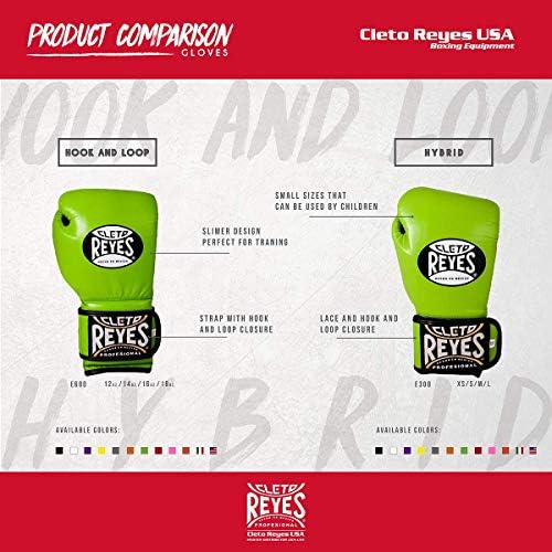 Cleto Reyes Rukavice za obuku sa zatvaračem za kuku i petlju za muškarce i žene