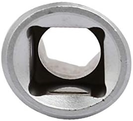 Novi Lon0167 3/8-inčni kvadratni pogon 10mm Hex utičnica sa 6 tačaka srebrni ton 2 kom (3/8-Zoll-Quadrat-Laufwerk 10mm Sechskant 6-Punkt-Stecksockel
