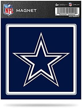 Rico Industries NFL Dallas Kauboji 4 x 4 magnet za automobil, hladnjak, frižider, ormar, kabinet ured