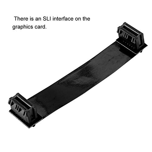 Fleksibilan SLI most GPU kabel, VGA kartica SLI fleksibilni most kabel za povezivanje kabela 10cm 26pin, za ASUS, za grafičke kartice
