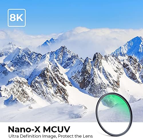 K & amp;F Concept 55mm MC UV zaštitni Filter sa 28 višeslojnih premaza HD / hidrofobni / otporni na ogrebotine Ultra-tanki UV Filter