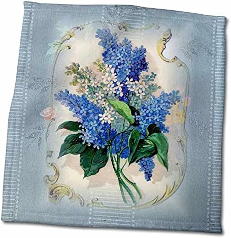 3Droza Viktorijanske slike Florene - Viktorijanski lavandarski cvjetni - ručnici