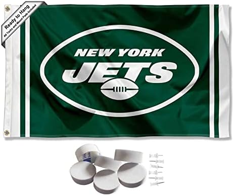 New York Jets Wordmark baner i tapiserski zidni jastučići