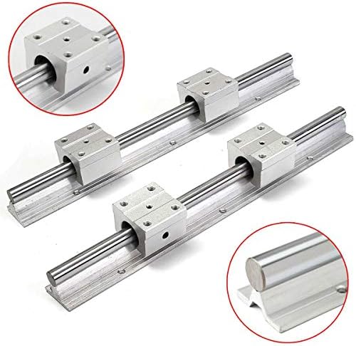 No / Brand CNC dijelovi Linear Rail 2set SBR25 800mm i 4kom Sbr25uu ležajni blok za potpuno podržanu linearnu šinu