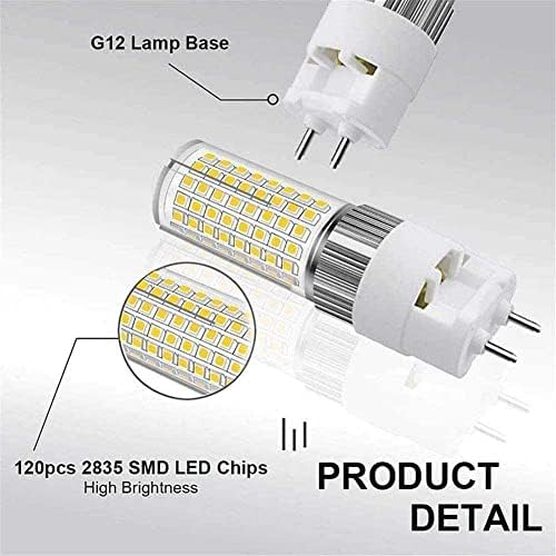 HXIA 4pc G12 LED kukuruzne sijalice 20w ekvivalentno 150w reflektor 2000Lm 3000k toplo bijelo 85-265V G12 zamjena sa dvije Pinke ne