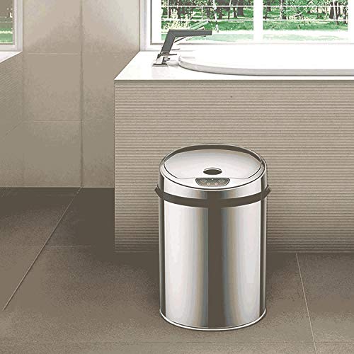 BbSJ Smart indukcijska kamena kanta za smeće u obliku bubnjeva može se držati od nehrđajućeg čelika domaćinstvo za dnevnu sobu Kuhinja