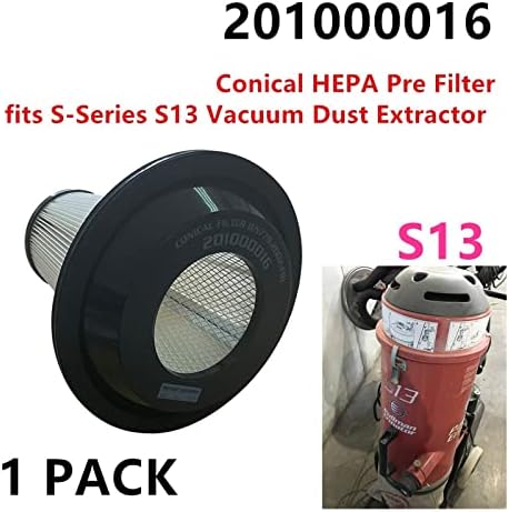 1 pack.compatible s pullman ermator premium konični HEPA filter S-serije S13 vakuumski ekstraktor za prašinu 201000016