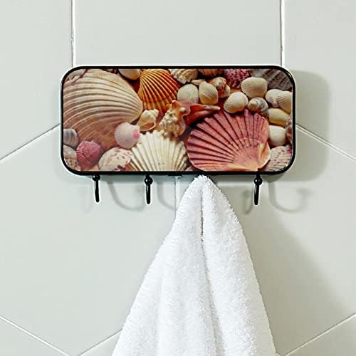 Ljepljivi kukiča od nehrđajućeg čelika za ručnik kaput zaglavljene u kupaonici ili kuhinjskim školjkama morske školjke Morke