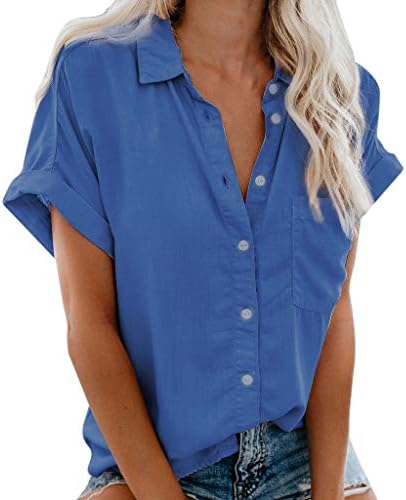 LytryCamev bluze za žene moda 2023 Dressy casual ženske ljetne vrhove poslovnih košulja Outfits Labavi rad bluza Tunika