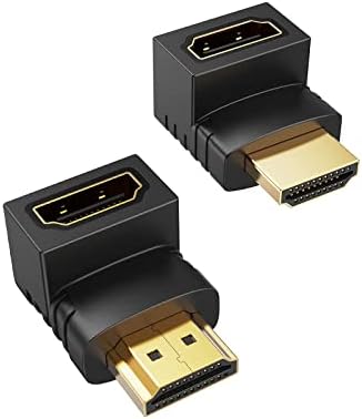 USB C Hub Multiport Adapter, CableCreation 6-u-1 USB-C HUB paket sa HDMI adapterom muški na ženski, CableCreation 2 paket 90 I 270