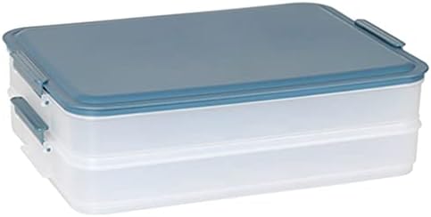 SLNFXC 2-slojna kutija za čuvanje hrane kutija za knedle kuhinjska kutija za odlaganje frižider zatvorena kutija za odlaganje meso