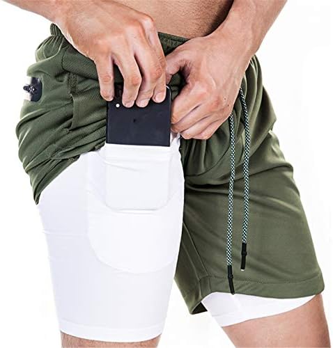 Andongnywell Muški povremeni sportski kratke hlače Brzo suho sa džepovima za vježbanje Trčanje obuke kratkih hlača