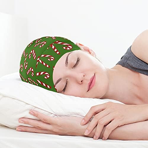 Skubana kapa za spavanje Radni šešir Bonnet Beanies za žene Candy Božićni šećer Crvena Novogodišnja zelena spavaća kapa Radni šešir