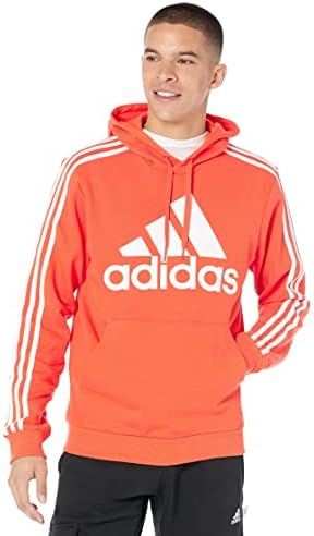 Adidas muške standardne esencijalne esencijalne ruke hoodie 3-pruge