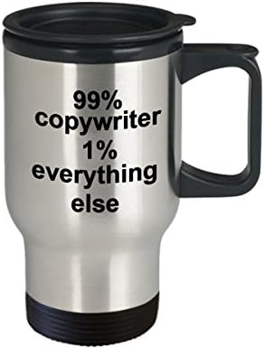 99% copywriter 1% Sve ostalo šalica - pisac prijatelju Coverorker poklon - smiješna putovanja