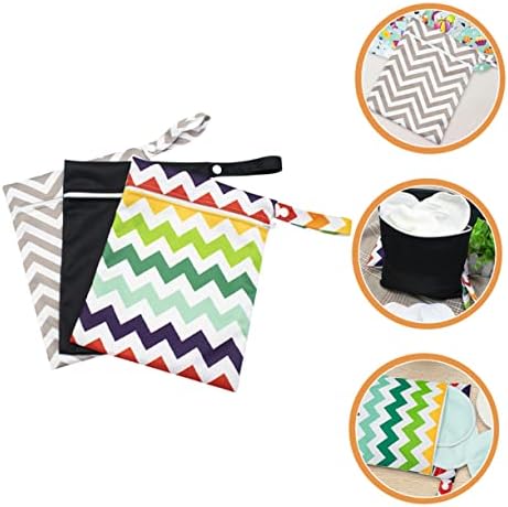 Doitool 3pcs Travel Wipes Srednje torba Viseća torba za pohranu Dječji obrišite staratelj držač za držanje pelena za dječje pelene za djecu za djecu za pohranu bageri za bebe pelene