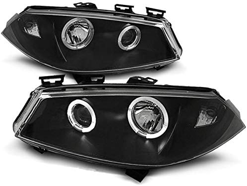 V-MAXZONE dijelovi farovi VR-1518 prednja svjetla auto lampe sa strane vozača i suvozača kompletan Set sklop farova Angel Eyes Crna
