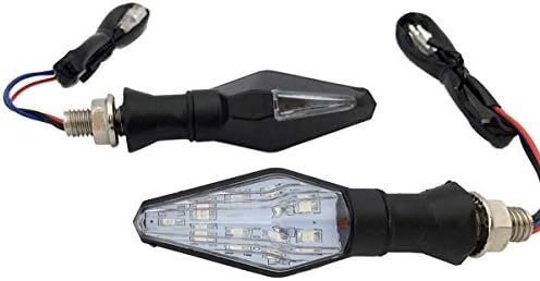 MotorToGo Crna sekvencijalna lampa Žmigavci svjetla LED Žmigavci indikatori kompatibilni za 2001 BMW R1150R