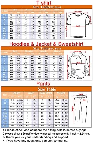 Dflyhlh odijelo za muškarce muške casual 3D štampanje u boji jakne dugih rukava sa patentnim zatvaračem jogging hlače boja prugaste