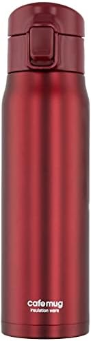 Biserna metalna boca HB-4039, crvena, 16,9 fl oz, 16.9 fl oz, kafić šalica jedan dodir