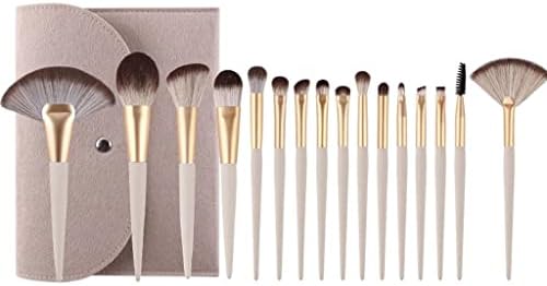 N / A četkice za šminku Set 16pcs Foundation u prahu Eyelash Veliki ventilatorski oka sjenila čine četkicu