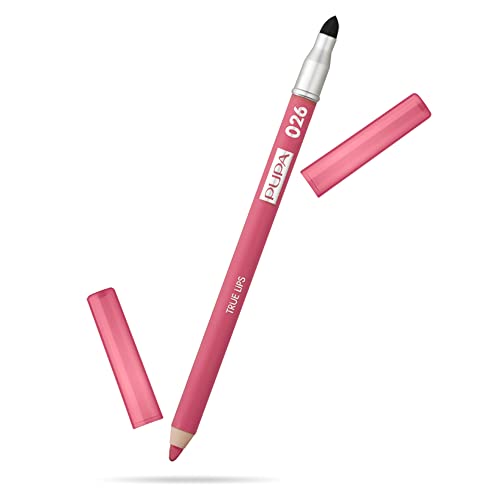 Pupa Milano True Lips Blendable olovka za usne - dvostruka mat podstava boja i četka - lagana i kremasta, hidratantna, visoko pigmentna,