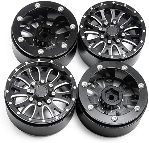 RCLIONS 2.2 RC Beadlock Wheels Rims aluminijski legura za 1/10 RC-karwler auto aksijalni wraith RR10