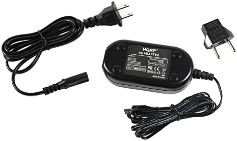 HQRP zamjenski izmjenični adapter / punjač kompatibilan sa JVC GZ-HD40 / GZHD40, GZ-HD30 / GZHD30 Everio kamkorderom sa USA Cord i