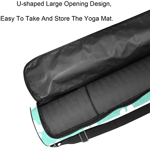 Yoga Mat torba nosač sa podesivim naramenicom, pseća šapa, u Velika 6,7 x33, 9in/17x 86 cm Vježba Yoga Mat torba za nošenje za žene