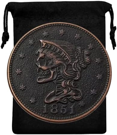 Kocreat Copy 1851 U.S Hobo Coin - Polov Cent Srebrna replika Morgan Dollar Suvenir Coin Challenge Coin Lucky Coin