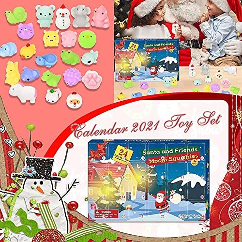 4R15F7 2021 Advent Calendar kalendar odbrojavanja Sa 24 mala vrata