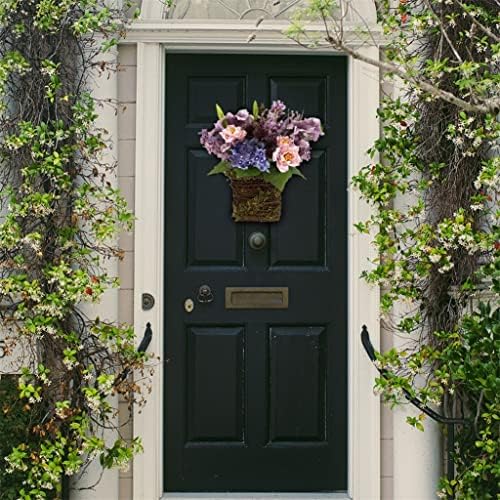 TJLSS košarice lavande vijenci lavanda cvjetna košara majčina dnevna dekoracija vrata cvijeća korpa u obliku vrata