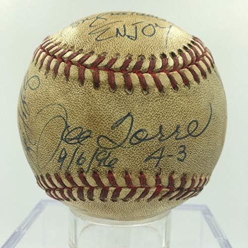1996 NY Yankees Team potpisao igru ​​Rabljeni bejzbol Derek Jeter Mariano Rivera JSA - MLB autogradna igra Rabljeni bejzbol