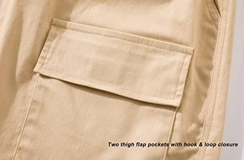 Vtualool ženske gardere za ženske kratke elastične struk COMFY pamučne labave kratke hlače