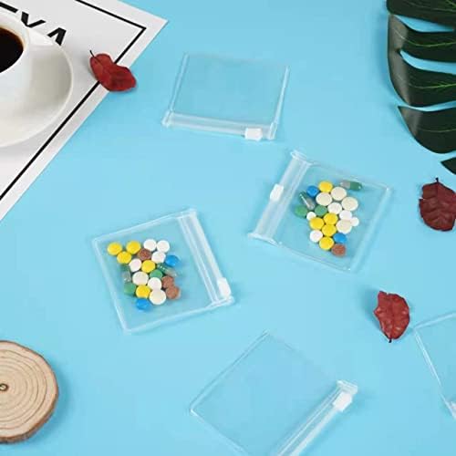 LWC višekratna torba sa patentnim zatvaračem prozirna plastična torba za pilule Samozatvarajuća putna torba za lijekove sa kliznom