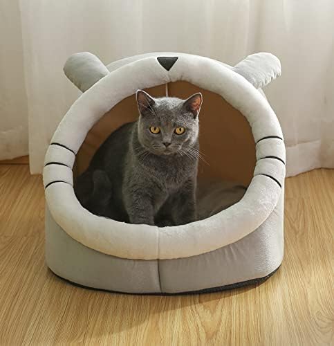 Mačji krevet-pećina, mačji krevet-za-zatvorene mačke, mali krevet za pse sa donjim dijelom protiv klizanja,debeli jastučići koji se