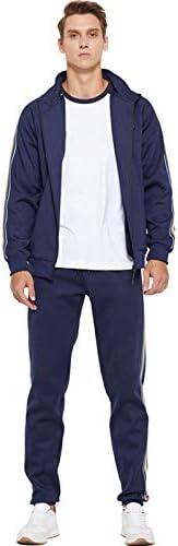 Rukav dvodijelni zipper sportski odijelo muške kontrastne linije za ispis, muškarci odijela i setovi Slim Fit Jacken muškarci