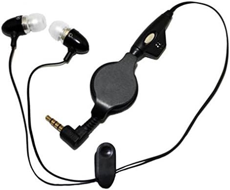 Uvlačne slušalice bez slušalica bez minica Metalne ušne slušalice za uši na uho [3,5 mm] [crna] za Nokia 8 - OnePlus 5 - OnePlus 5t